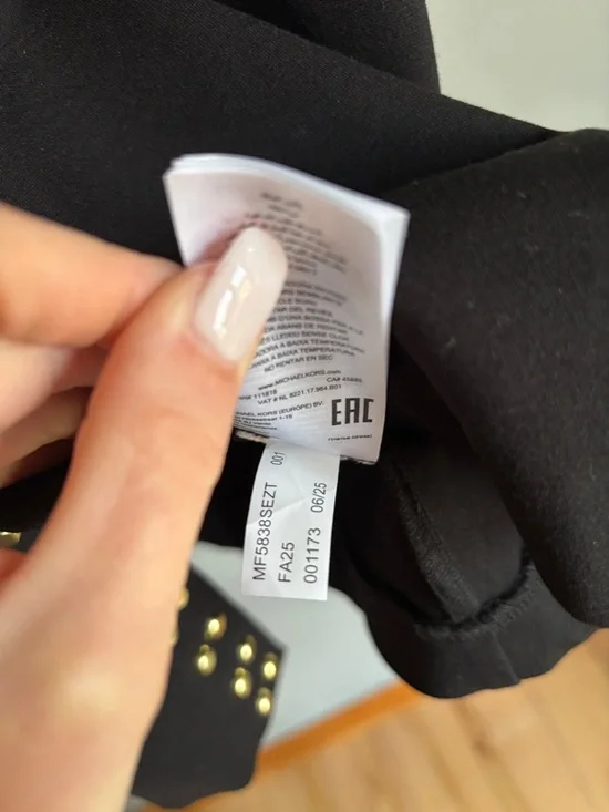 Michael kors black minidress xs NWT - Picture 5 of 8